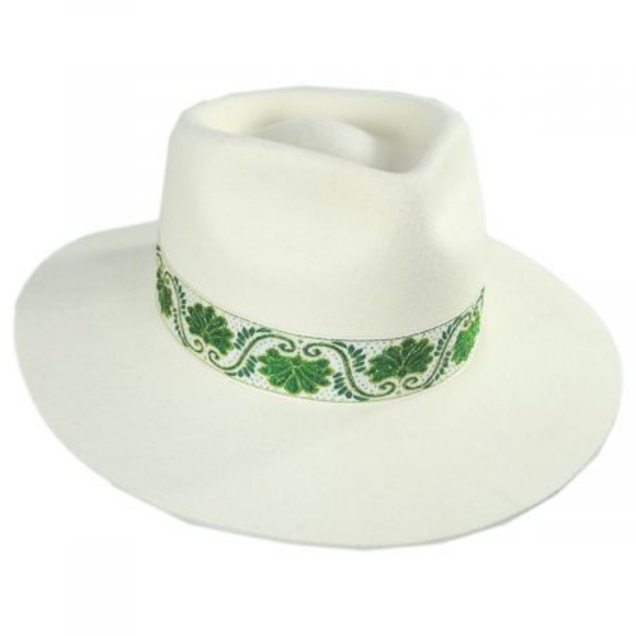 LACK OF COLOR IVY BEVERLY FEDORA HAT WHITE SIZE 57CM(M) main image 5